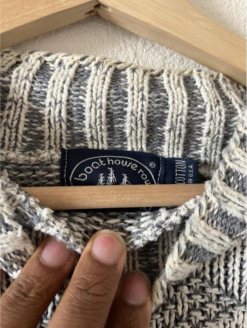 Vintage Boathouse Row Geometric Knit Sweater Large - Picture 3 of 6